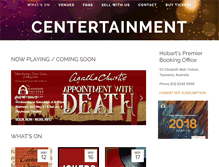 Tablet Screenshot of centertainment.com.au